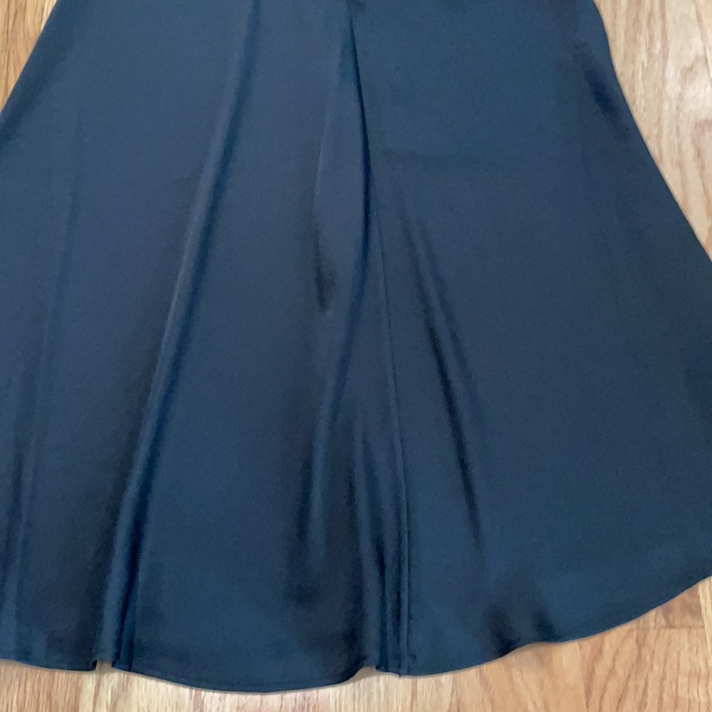 Formal Black Dress with Rhinestone Embellished Shoulder Strap - Picture 5 of 6